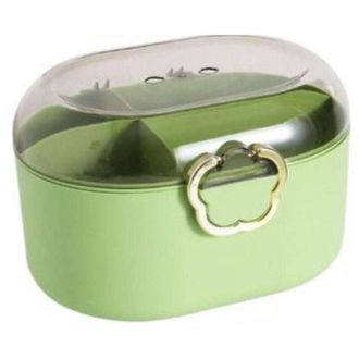 Trade Shop Trade Shop - Contenitore Organizzatore Per Cassetti Arredamento Colore Verde Dim. 27x24x18 Cm
