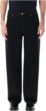 Isabel Marant Jorje Wijde Pijpen Jeans - Heren - Regular Fit Jeans - Zwart - W31 - Katoen - Jeans