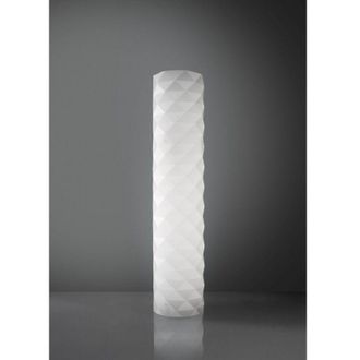 Linea Zero L&aacute;mpara De Pie De Metal Blanco 27 X 123h