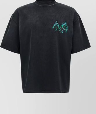 Amiri cotton crystal-embellished oversized t-shirt