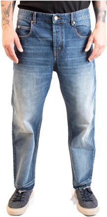 Isabel Marant Jeans, Heren, Blauw, W33, Katoen, Jelden Straight-leg Jeans