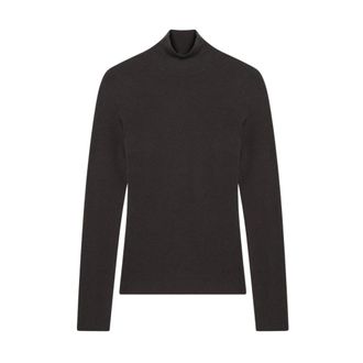 Max Mara Top Dolcevita - Dames - Truien - Zwart - Maat: S Wol
