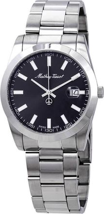 Mathey-Tissot Mathey I Quartz Black Dial Mens Watch H450AN