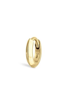 Maria Tash Vertex Single Hoop Earring in Yellow Gold at Nordstrom, Size 5 Mm