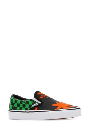 Valentino Garavani Womens Printed Canvas Valentino Garavani X Vans Classic Slip-On Slip-Ons Nerorossosportnverdesportnebnem Cotton Sneaker