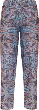 Philipp Plein Jeans Mom Fit Circus - Dames - Loose Fit Jeans - Veelkleurig - W30 - Leer - Jeans