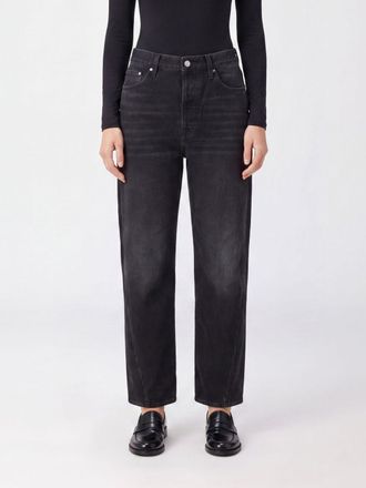 Toteme Twisted Seam Mid-Rise Straight-Leg Jeans in Cotton Denim