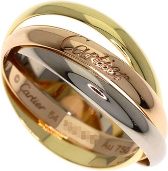 Cartier Trinity Yellow Gold (18K) Pink Gold (18K) White Gold (18K) Band Ring (Pre-Owned)