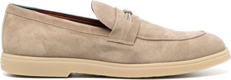 Paul Smith Montalcini suede loafers - men - Rubber/Suede/Calf Leather - 11 - Brown