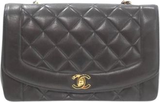 Chanel Pre-owned Matelasse Shoulder Bag - Dames - Vintage Schoudertas - Zwart - ONE Size - Leer - Vintage
