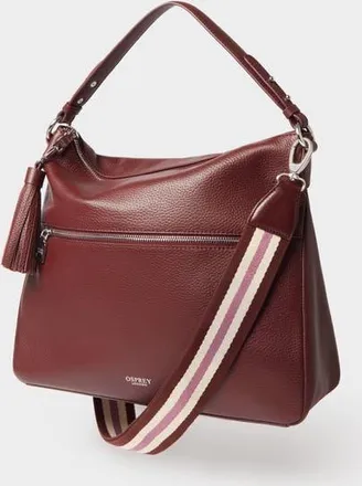 Osprey The Stella Leather Hobo Bag in Merlot at Nordstrom