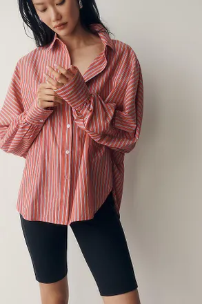 Sunday In Brooklyn Batwing Buttondown Shirt