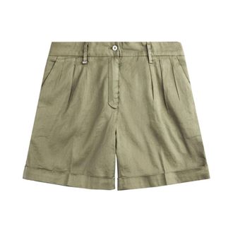 Fay Casual Shorts, female, Green, Size: W30 Regular-fit Bermuda Shorts
