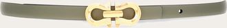 Ferragamo Donna Cintura reversibile Gancini Grigio
