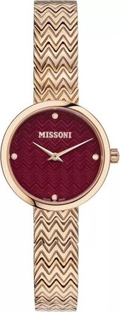 Missoni Zigzag Rose Gold Bracelet Watch - Dames - Horloges - Geel - ONE Size - Accessoires