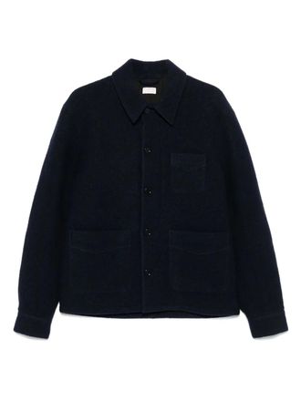 Fursac single-breasted blazer - men - Wool/Cotton - M - Blue