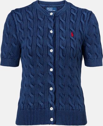 Polo Ralph Lauren Cardigan in cotone a trecce