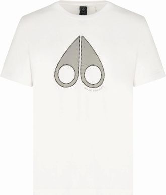 Moose Knuckles Mens TANDEM T SHIRT - White - Size: 44
