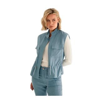 Maicazz Steff Gilet - Dames - Jassen - Blauw - Maat: XL Denim