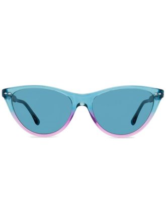 Isabel Marant Zonnebril met cat-eye montuur - Blauw