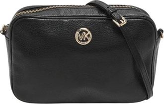 Michael Kors Pre-owned Crossbody Tas - Dames - Vintage Schoudertas - Zwart - ONE Size - Leer - Vintage