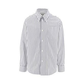 Ami Striped poplin Loose Fit shirt Man S