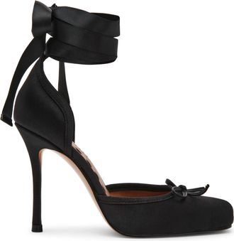 Steve Madden Larina Sandal BLACK SATIN