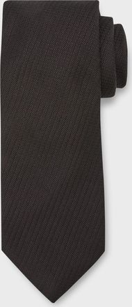 Brioni Mens Textured Silk Tie