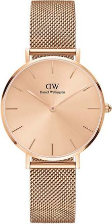Daniel Wellington Womens DW00100471 Ladies Petite Unitone Rose Gold 32mm Watch - One Size