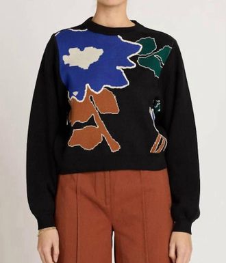 Cleobella Emory Long Sleeve Sweater In Mariposa/black