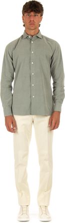 Borriello 2000-Rib Velvet Tailored Shirt