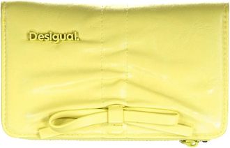 Desigual Emma 2.0 Card Wallet - Dames - Portefeuilles - Geel - ONE Size - Accessoires