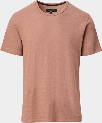 Rag & Bone Mens Classic Flame Crewneck T-Shirt