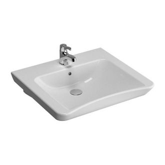 Vitra Lavabo S20 600 x 545/510 mm foro centrale per rubinetteria, con foro troppopieno bianco Vitra