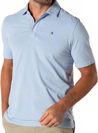 Duck Head Hanover Pima Cotton Polo In Light Blue