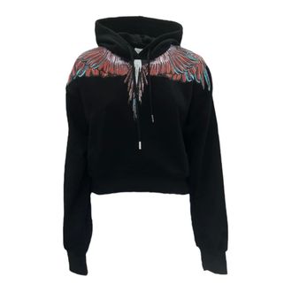 Marcelo Burlon Hoodies, female, Black, Size: XS 25Icm30000