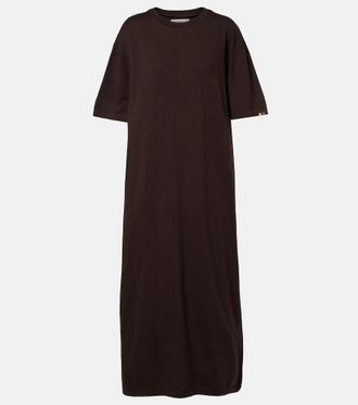 Extreme Cashmere N&deg;321 Kris cotton and cashmere maxi dress