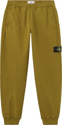 Stone Island Relaxed-Fit Cotton Sweatpants with Distinctive Logo Patch