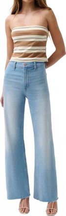 Pistola Denim Penny High Rise Wide Leg Jeans In Whisper