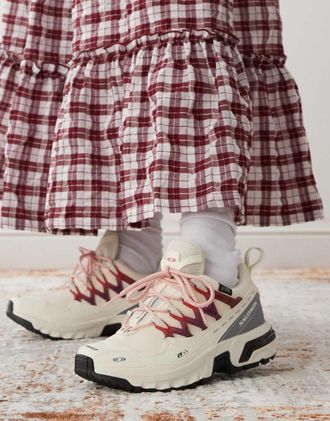 Salomon ACS + CSWP - Sneakers bianco sporco e rosso