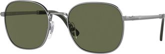 Persol PO1009S Asian Fit Polarized 513/58 Mens Sunglasses Gunmetal Size 52