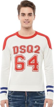 Dsquared2 White Crew Neck Sweater