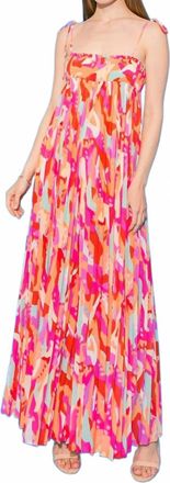 Flying Tomato Better Get Going Jumpsuit In Orange Pink