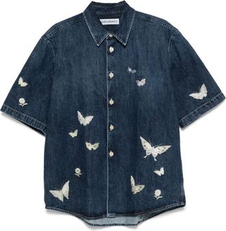 Our Legacy Beyond Shirt - Mens - Cotton/Mother Of Pearl