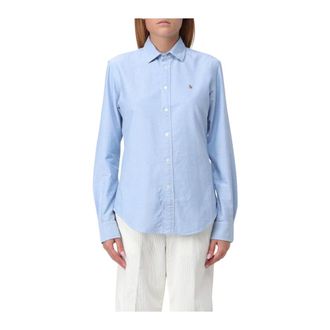 Polo Ralph Lauren Shirts, female, Blue, L, Classic Shirt