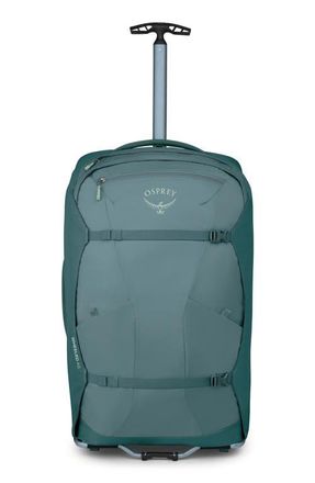 Osprey Farpoint Fairview 65-Liter Wheeled Travel Backpack in Cascade Blue/Torrent Blue at Nordstrom