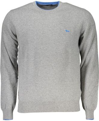 Harmont & Blaine Grigio Viscosa Men Mens Sweater