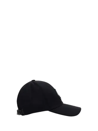 Moose Knuckles M31MA534 Logo Icon Appliqu&eacute; Baseball Cap - Black