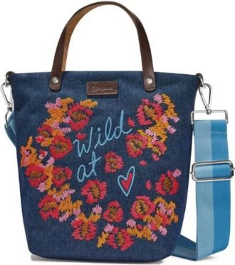 Brighton Womens Wild At Heart Tote In Blue