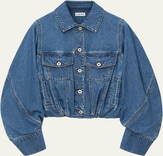 Loewe Oversized Denim Balloon Jacket